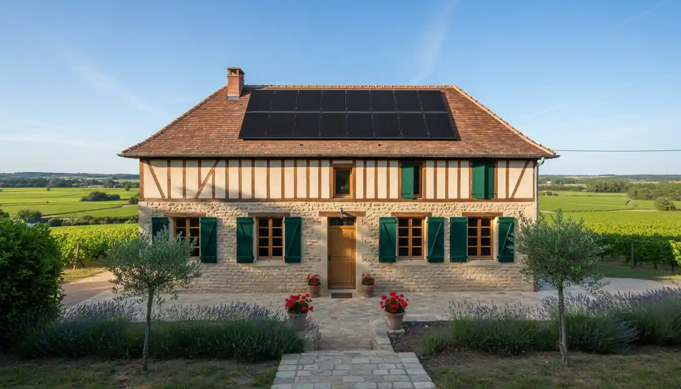 Installation de Panneaux Solaires à Langon, Les Vignes